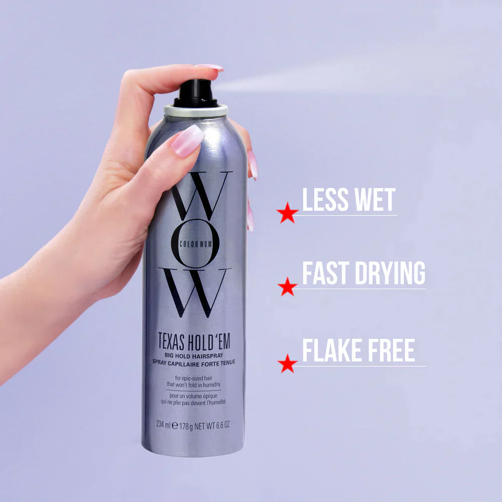 Color Wow Texas Hold ‘Em Big Hold Hairspray 234ml - Image 2