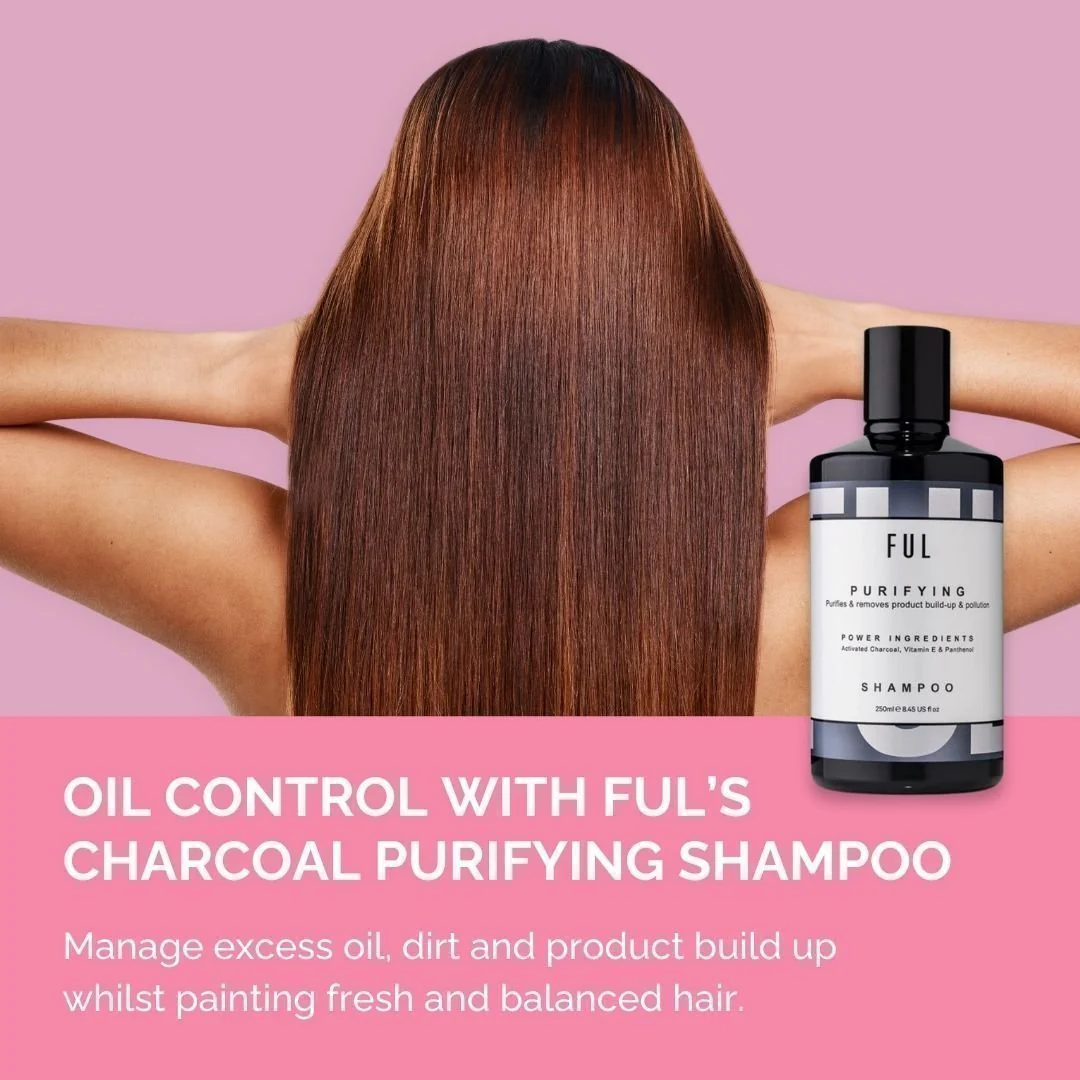 FUL Purifying Charcoal Shampoo 250ml – Clarifying Detox for Oily Scalp & Buildup | Deep Cleanser for Greasy Hair - Image 5