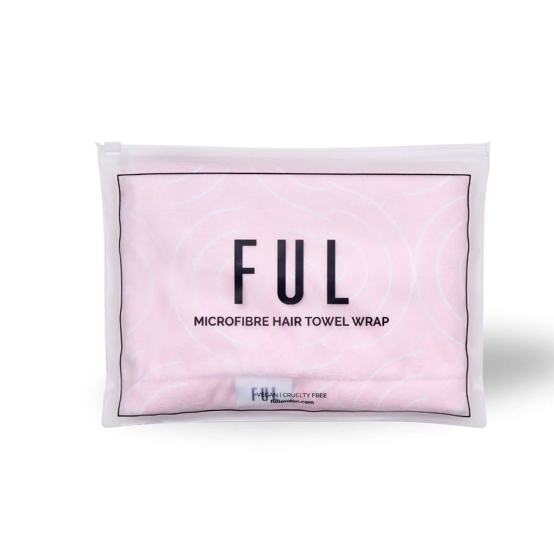FUL Microfibre Hair Towel Wrap – Super Absorbent Quick-Dry Turban for Wet Hair | Soft & Lightweight - Image 3