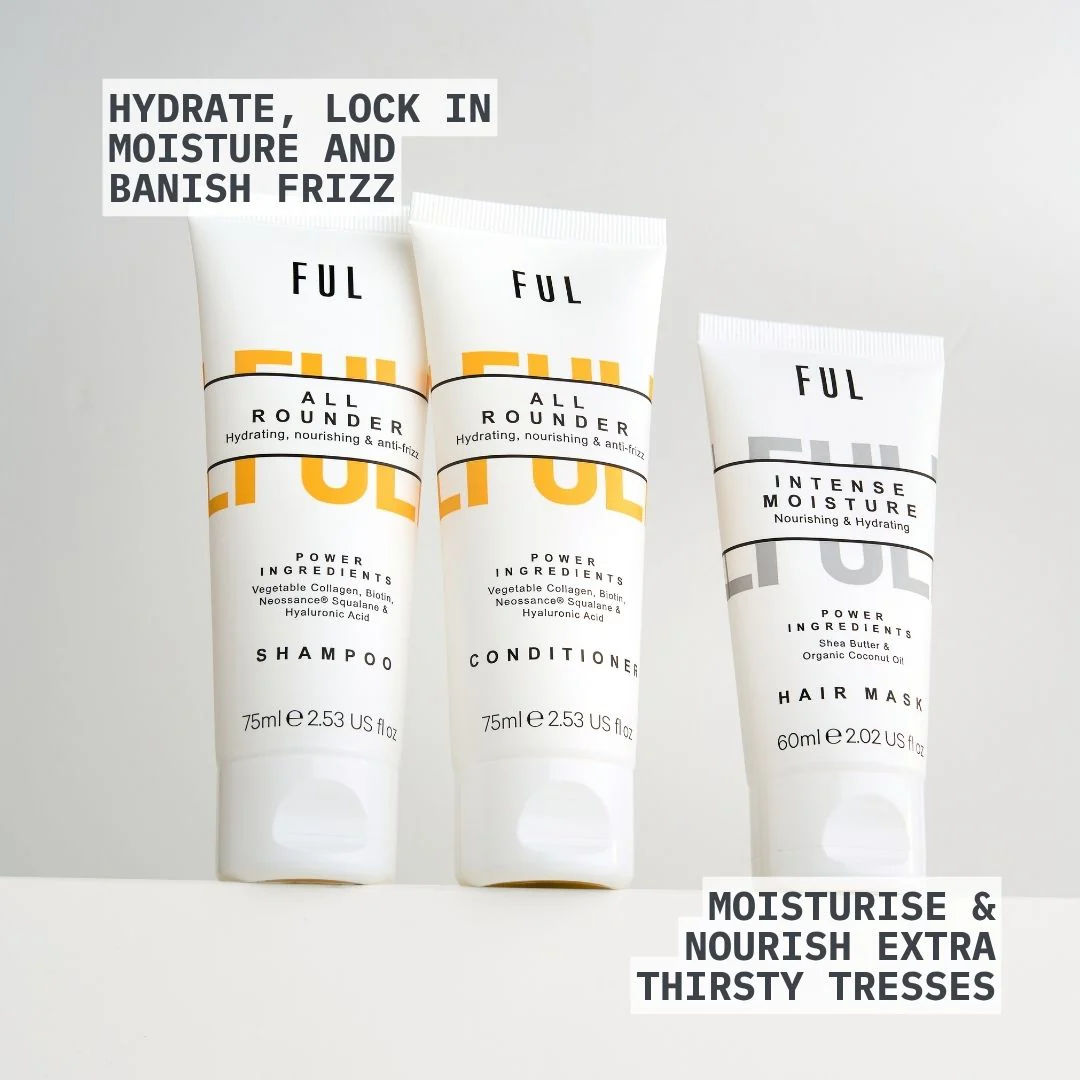 FUL Nourish and Restore Set - Deep Hydration for Dry, Damaged or Curly Hair - Image 3